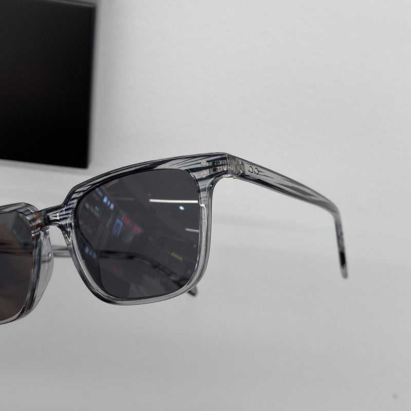 Wholesale Small Square Frame Personalized Retro PC Sunglasses
